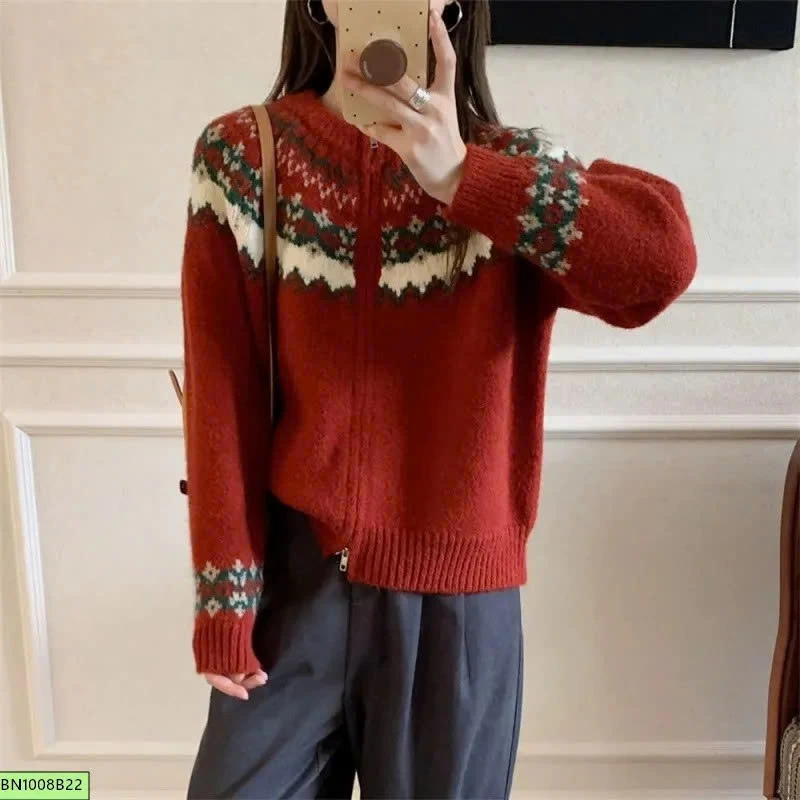 ÁO LEN HỌA TIẾT THỔ CẨM