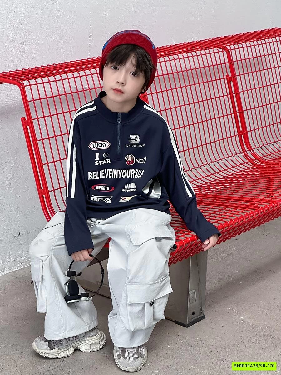 ÁO THỂ THAO KHÓA CỔ 25F153 AMBB