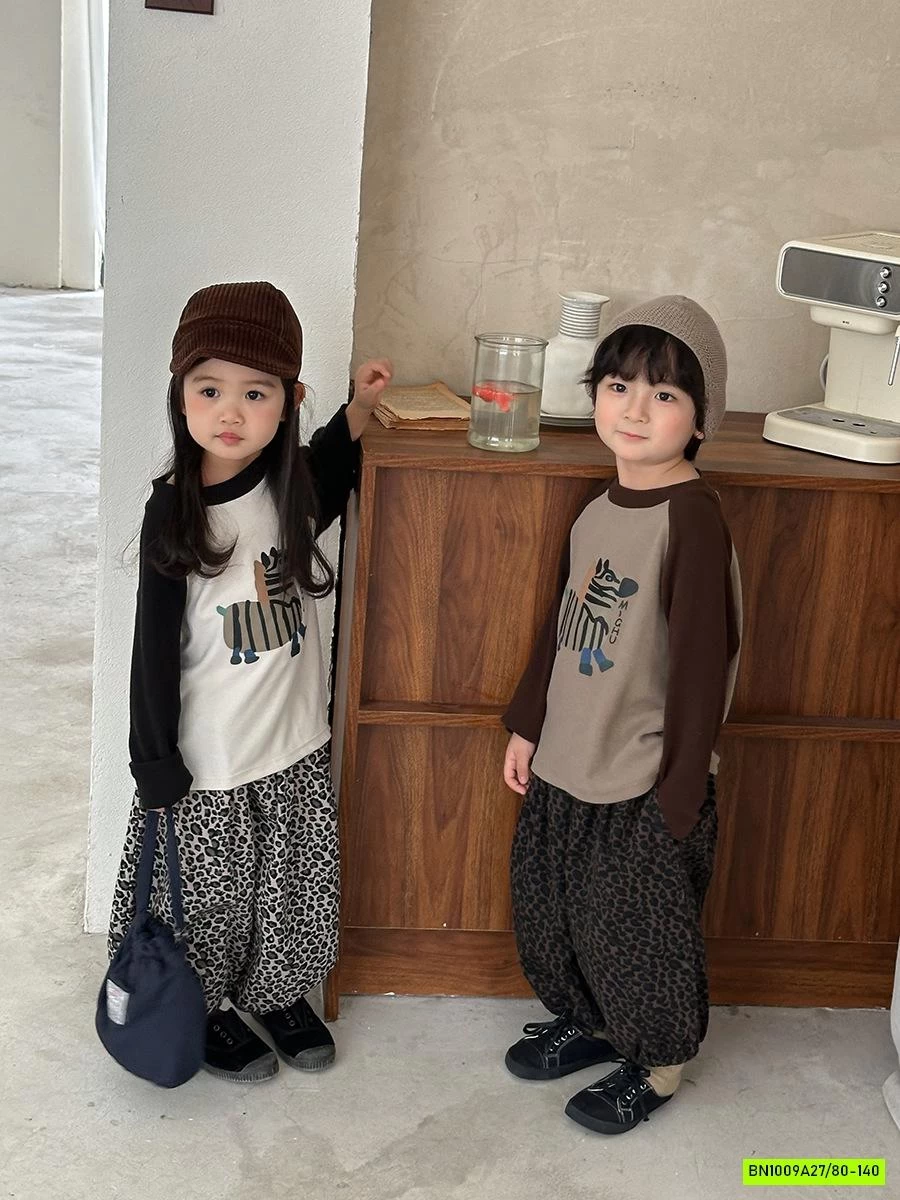 ÁO PHỐI MÀU TAY MIX QUẦN BOM