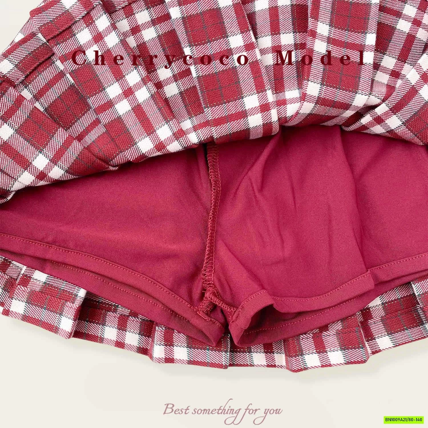 SÉT NỮ SINH TRẮNG ĐỎ CHERRYOCO