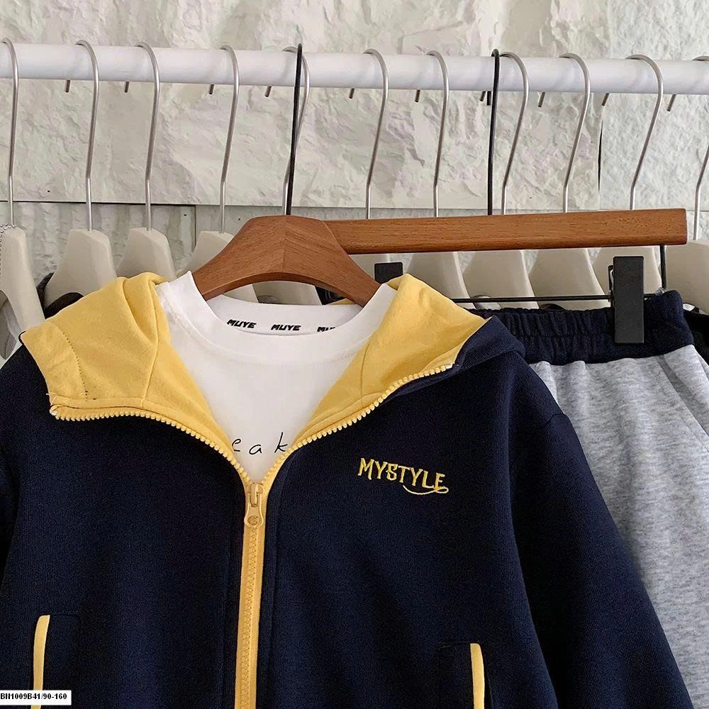 ÁO KHOÁC NỈ KÉO KHÓA MYSTYLE