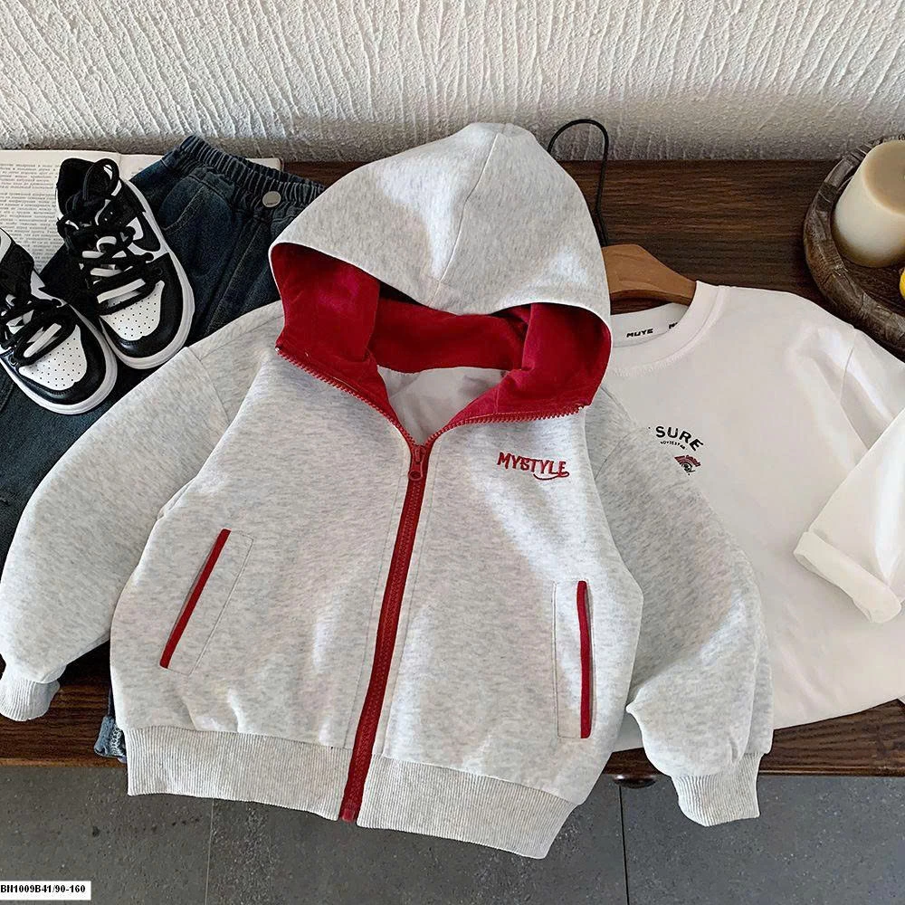 ÁO KHOÁC NỈ KÉO KHÓA MYSTYLE