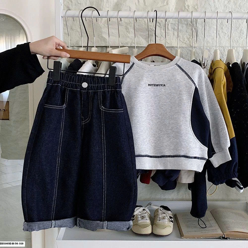 QUẦN JEAN CHỈ NỔI CẠP CHUN