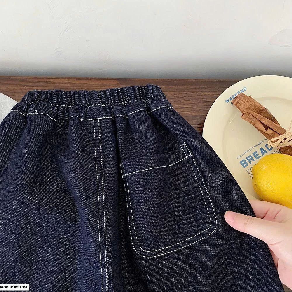 QUẦN JEAN CHỈ NỔI CẠP CHUN