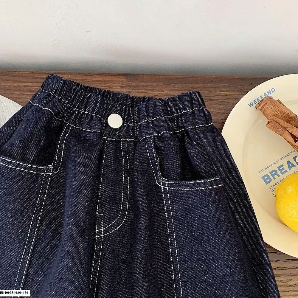 QUẦN JEAN CHỈ NỔI CẠP CHUN