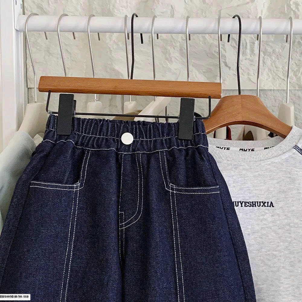 QUẦN JEAN CHỈ NỔI CẠP CHUN