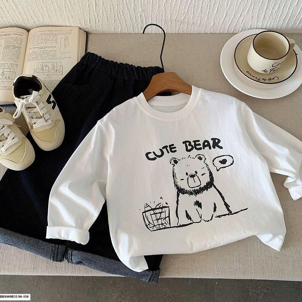 ÁO PHÔNG GẤU DÀI TAY