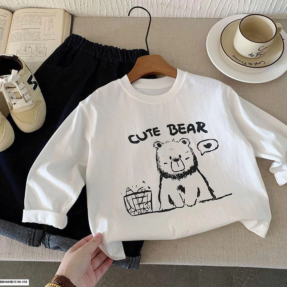 ÁO PHÔNG GẤU DÀI TAY