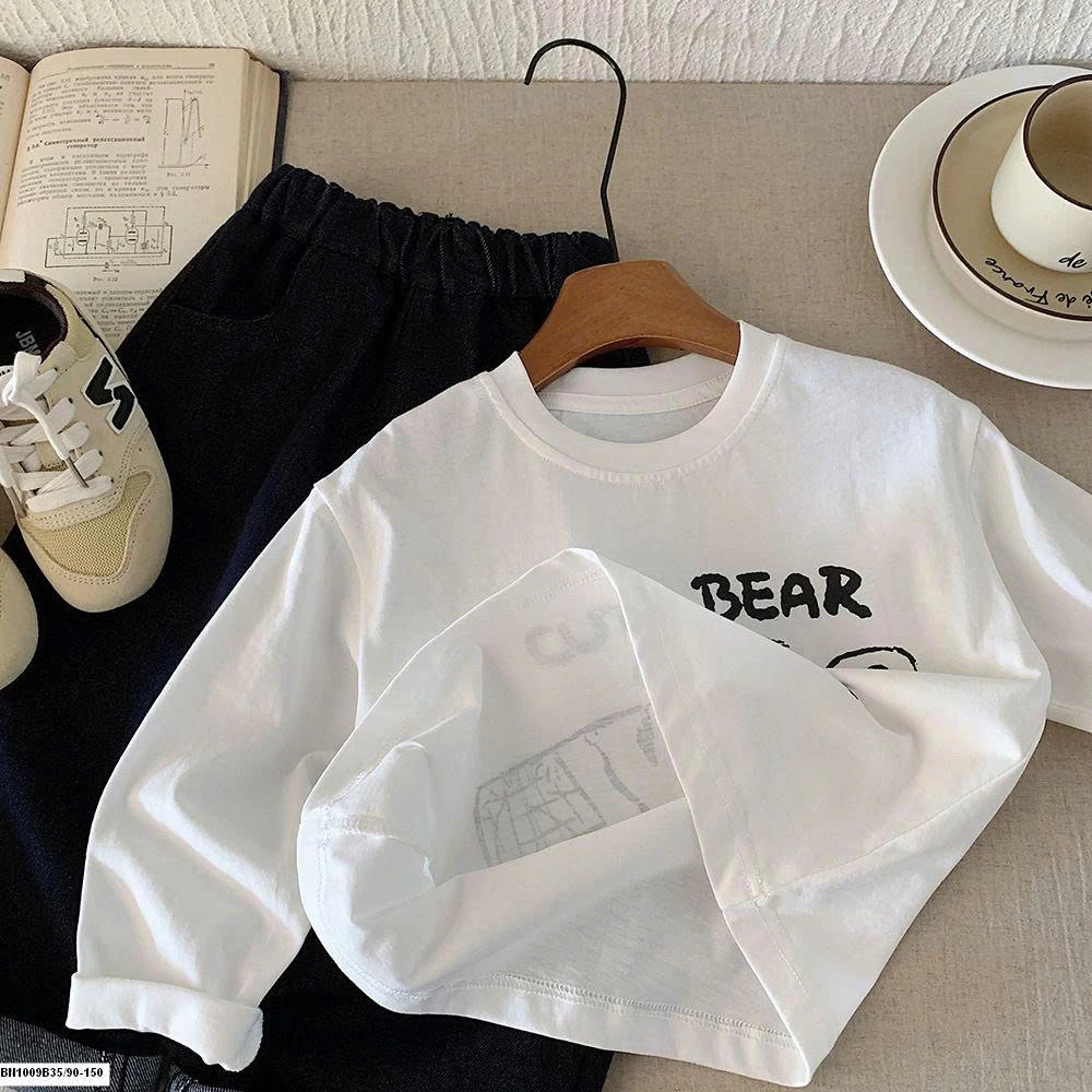 ÁO PHÔNG GẤU DÀI TAY