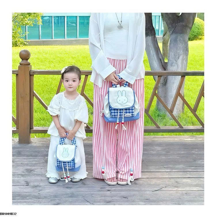 BALO THỎ XANH DỄ THƯƠNG CHO BÉ