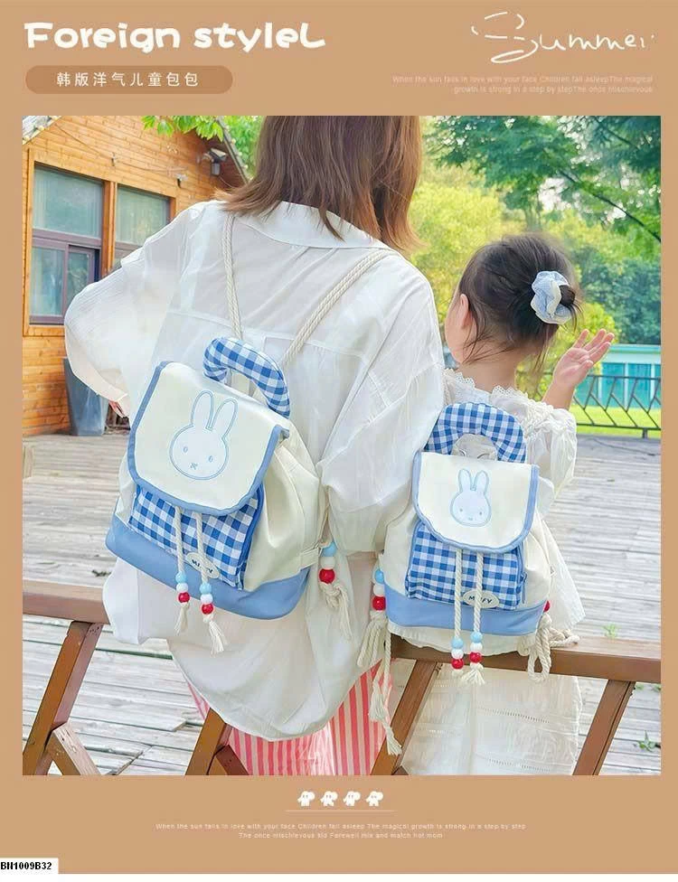 BALO THỎ XANH DỄ THƯƠNG CHO BÉ