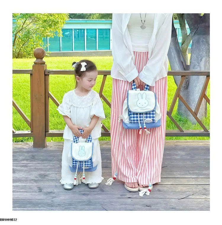 BALO THỎ XANH DỄ THƯƠNG CHO BÉ