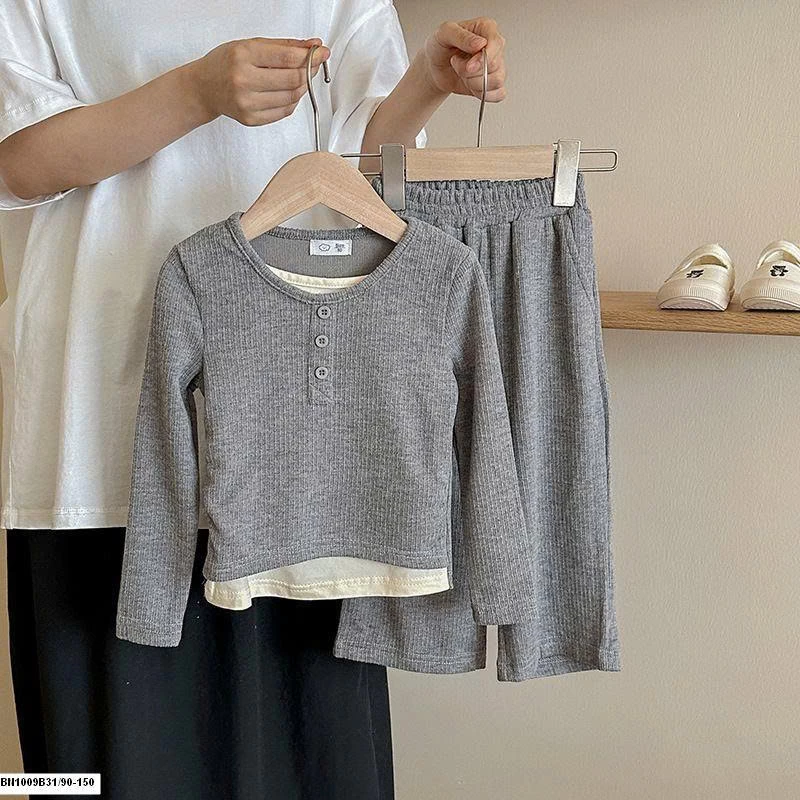 BỘ DÀI TAY COTTON 2 LỚP