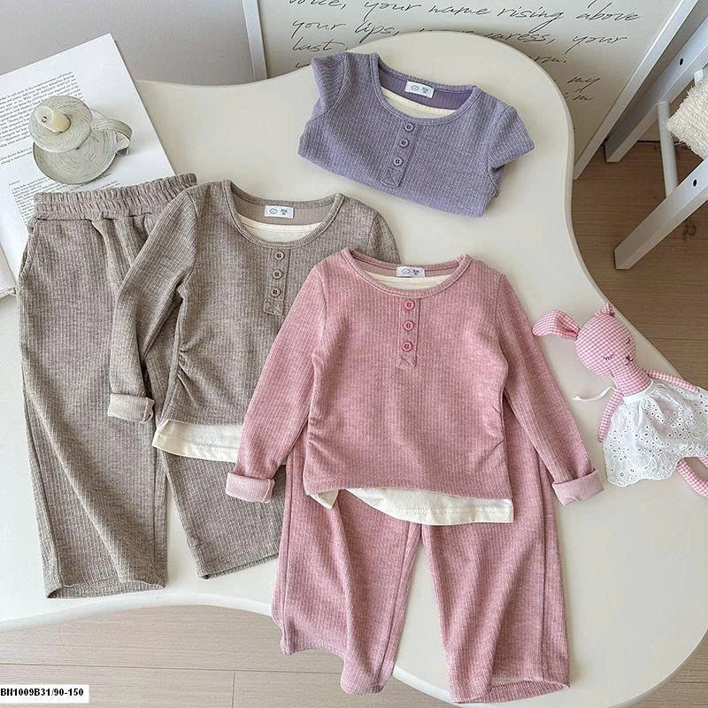 BỘ DÀI TAY COTTON 2 LỚP