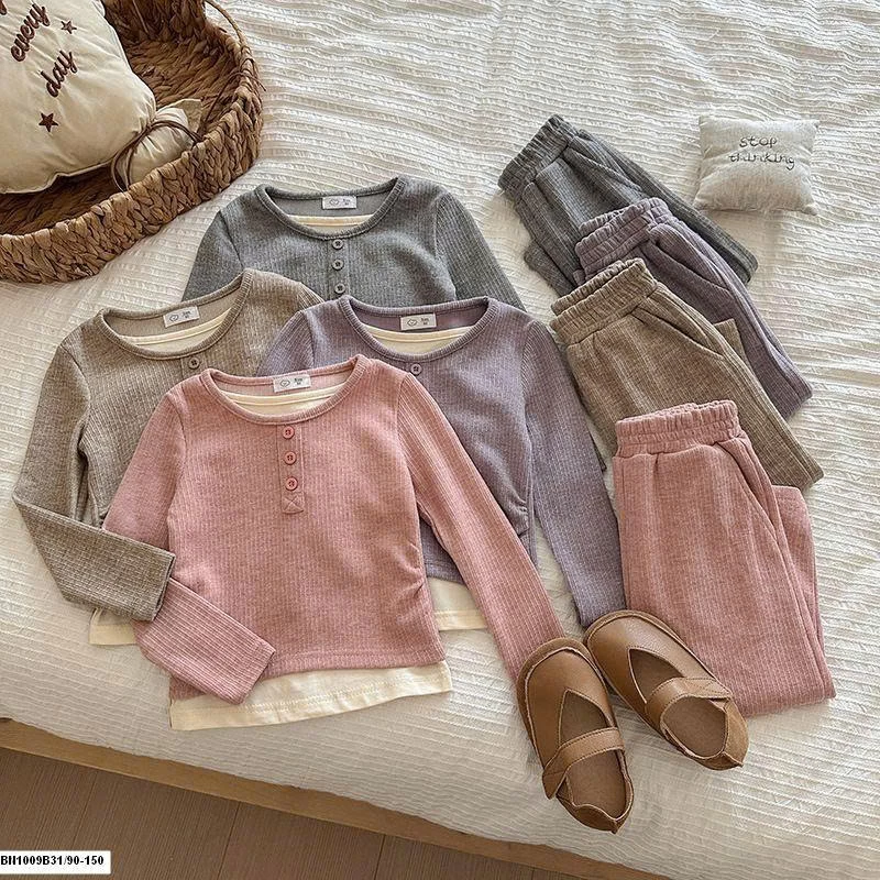 BỘ DÀI TAY COTTON 2 LỚP