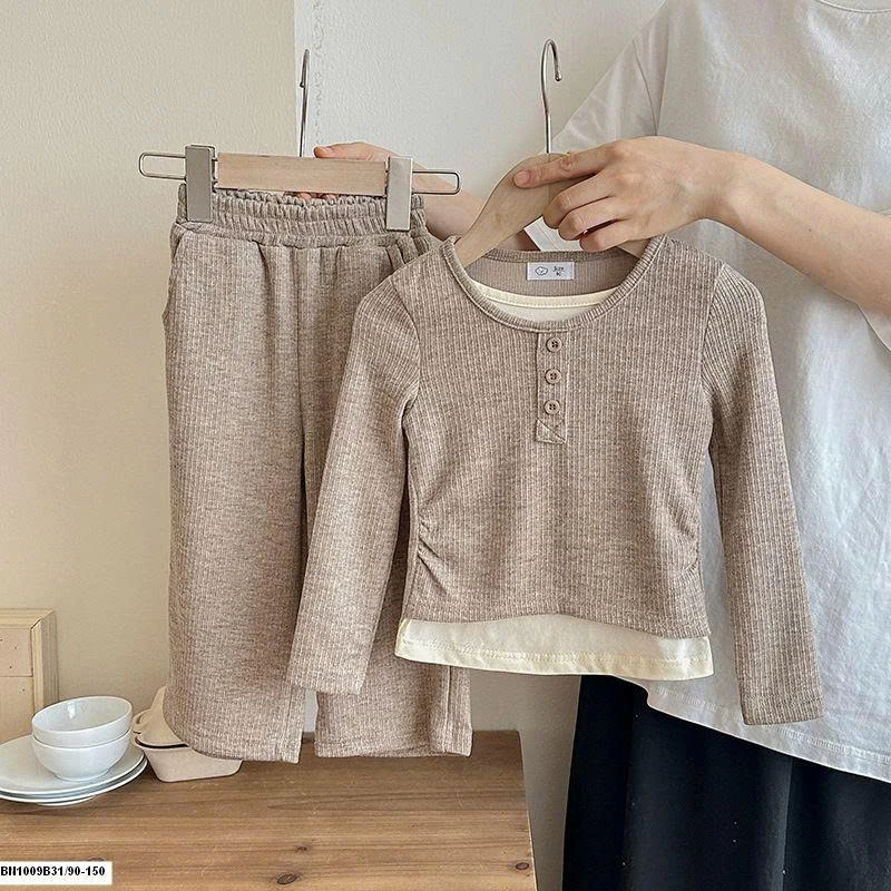 BỘ DÀI TAY COTTON 2 LỚP