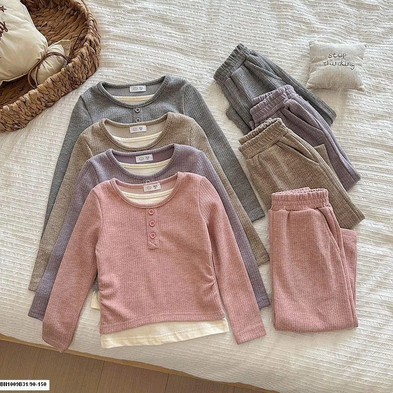 BỘ DÀI TAY COTTON 2 LỚP