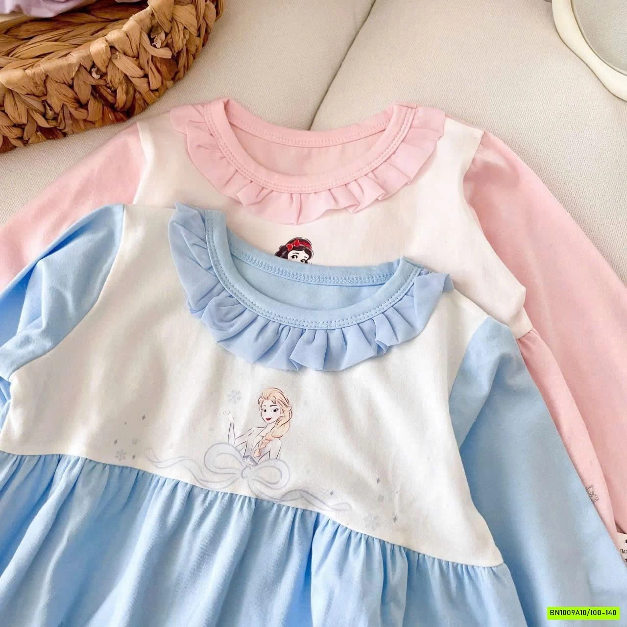 BỘ NGỦ CÔNG CHÚA CHO BÉ GÁI