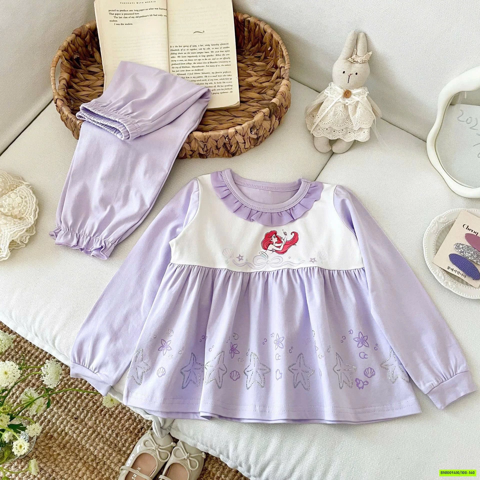 BỘ NGỦ CÔNG CHÚA CHO BÉ GÁI