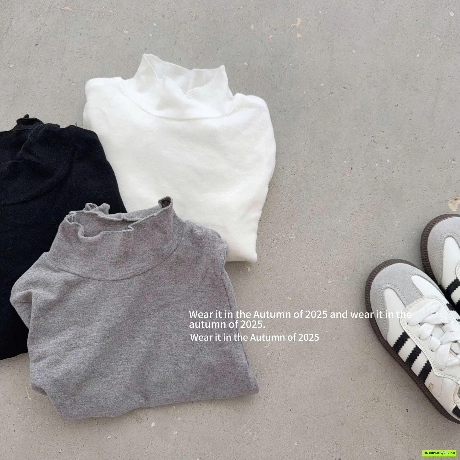 ÁO GIỮ NHIỆT TRƠN CỔ LỌ T&Q KIDS