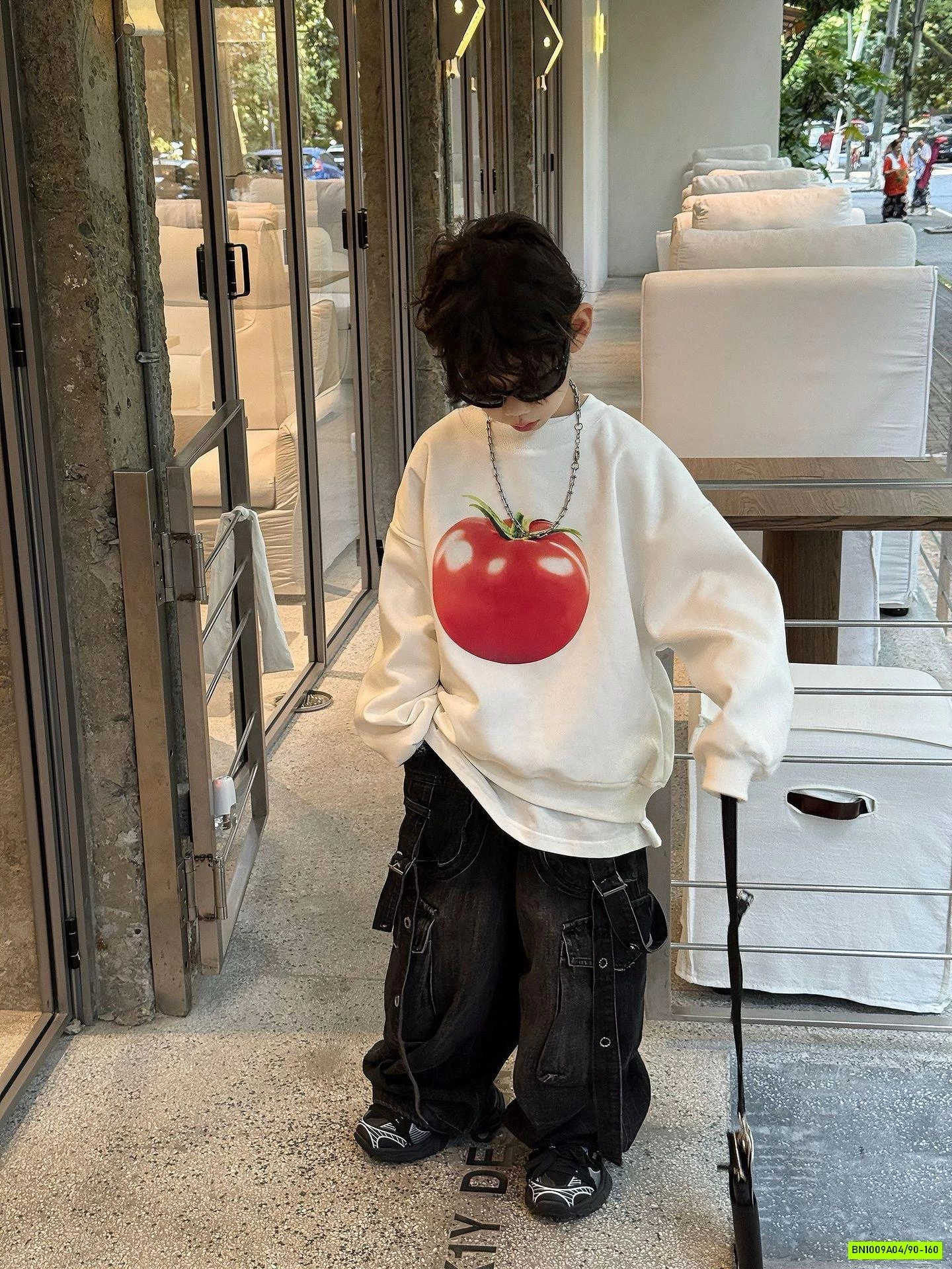 ÁO NỈ IN TRÁI CÂY