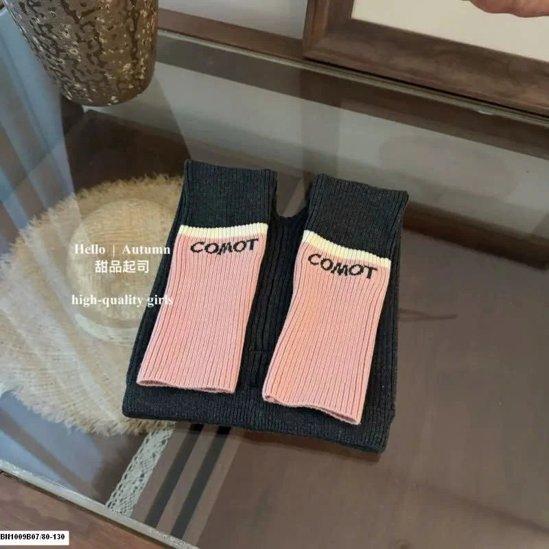 SET ÁO LEN HỒNG MIX QUẦN LEGGING