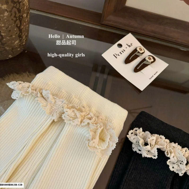 QUẦN LEGGING GẤU REN BG