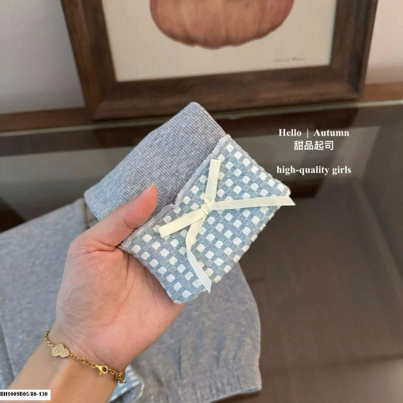 SET ÁO CARDIGAN LEN HOA XANH DƯƠNG MIX  QUẦN LEGGING