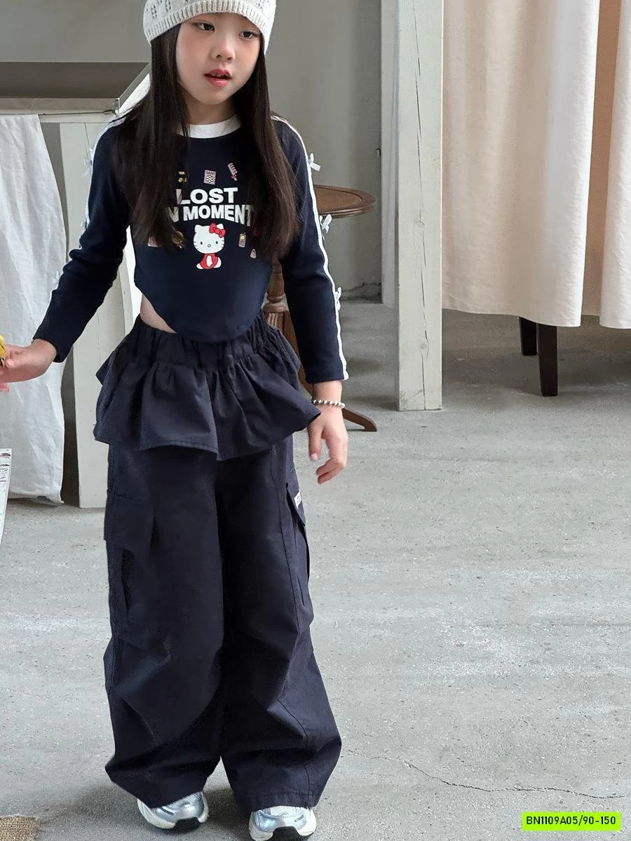 CROPTOP KITTY ĐUÔI TÔM