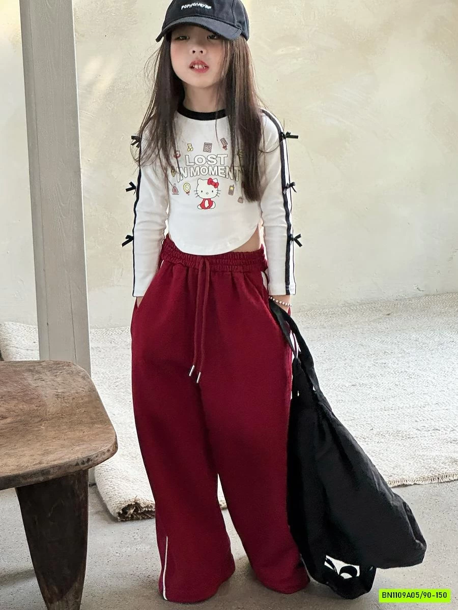 CROPTOP KITTY ĐUÔI TÔM