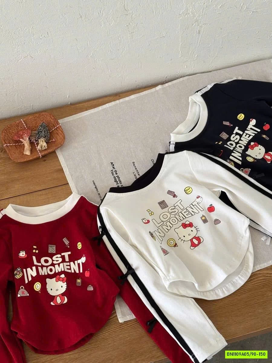 CROPTOP KITTY ĐUÔI TÔM