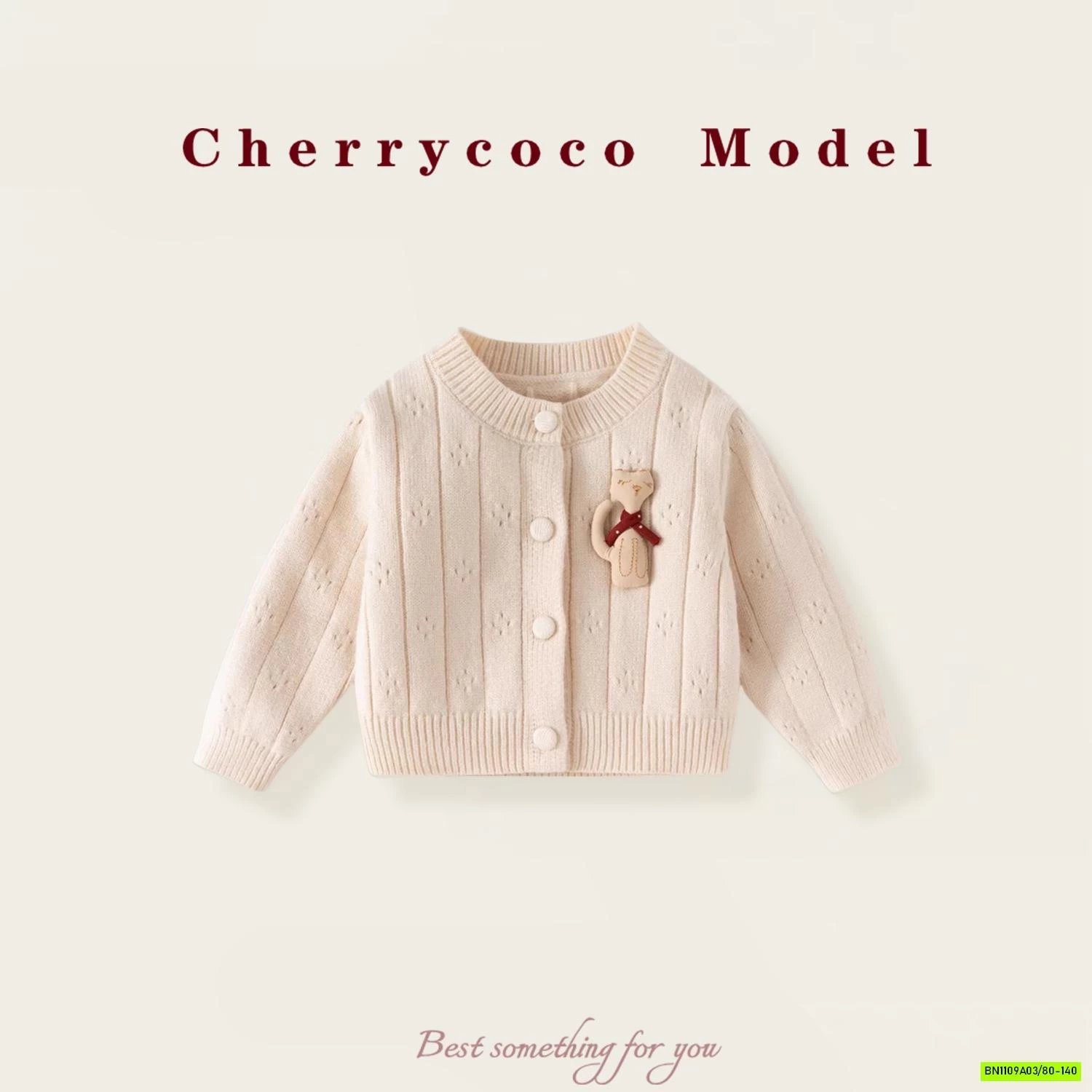 SÉT VÁY TẦNG CỔ SEN+CARDIGAN CHERRYCOCO