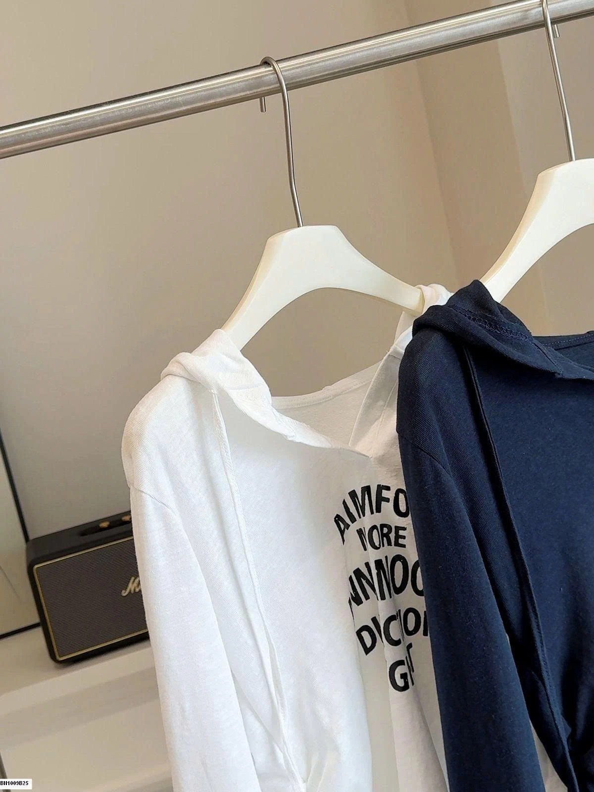 ÁO CHỮ DÀI TAY LIỀN MŨ RÚT EO