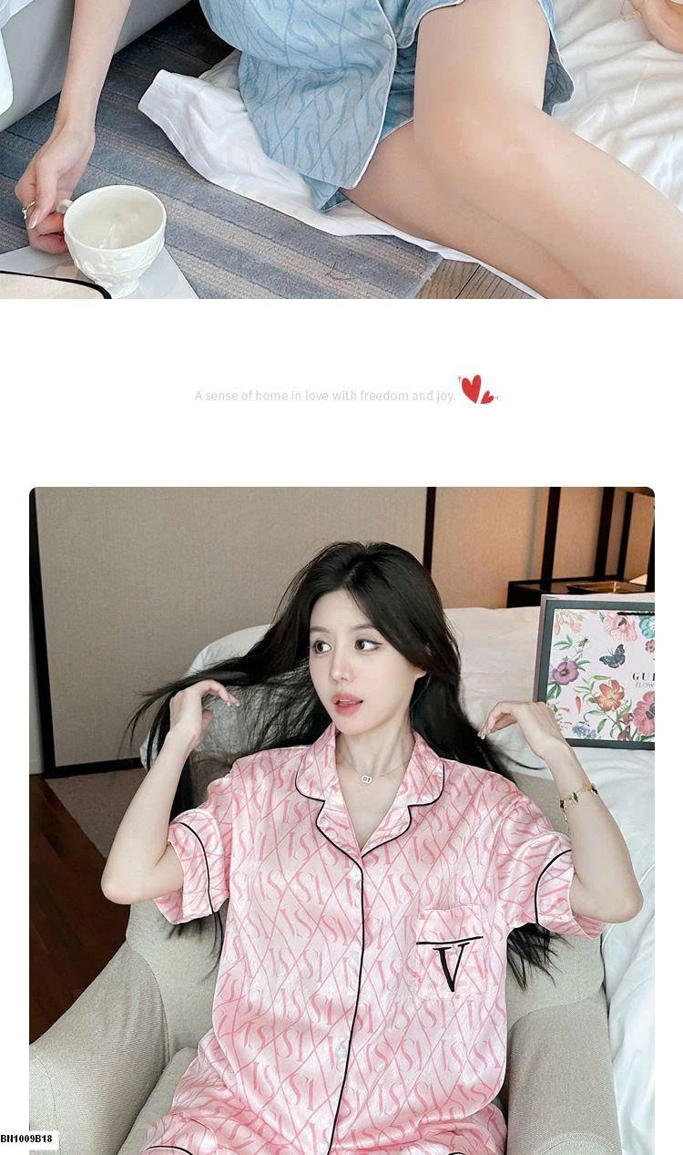 BỘ PIJAMA CỘC TAY
