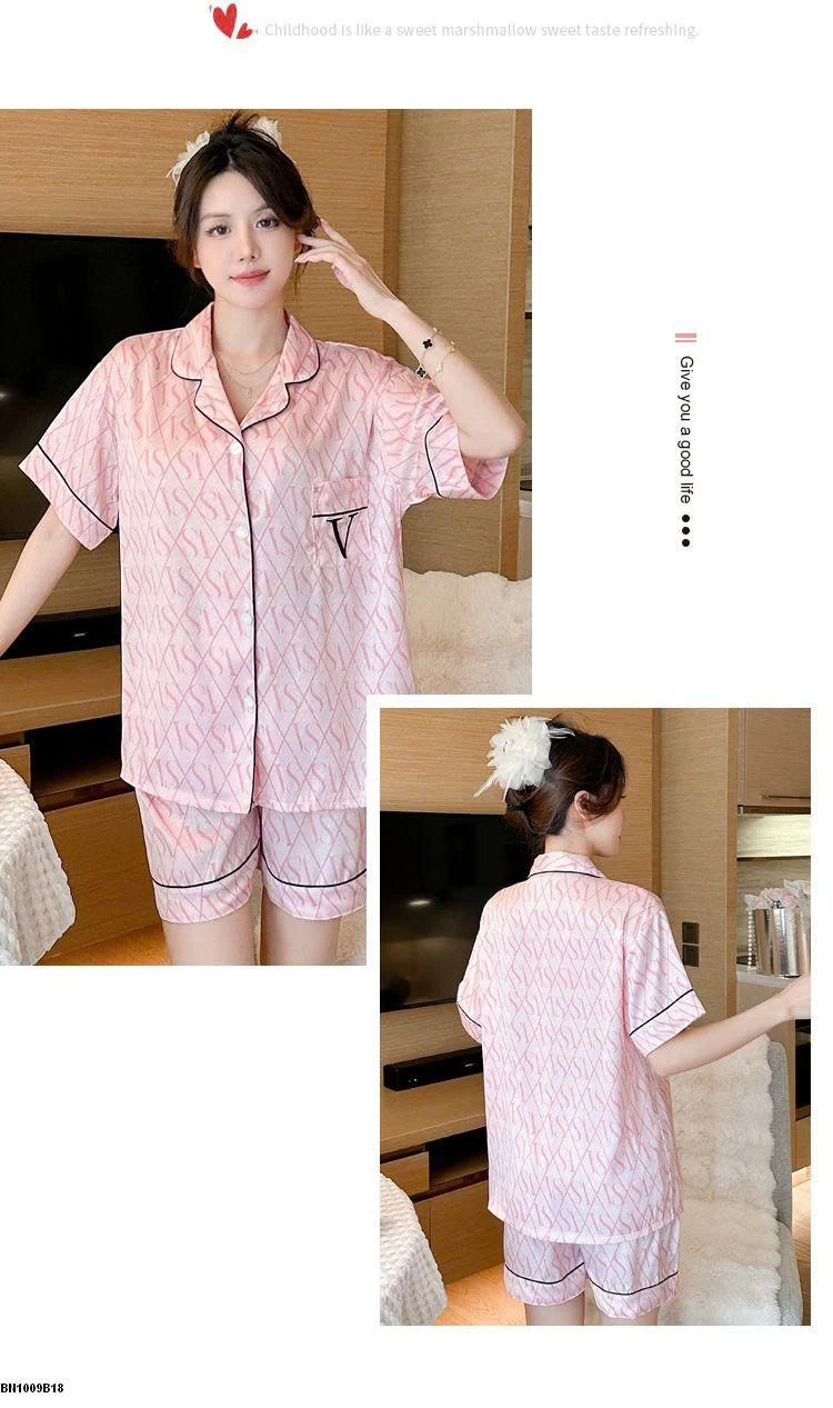 BỘ PIJAMA CỘC TAY