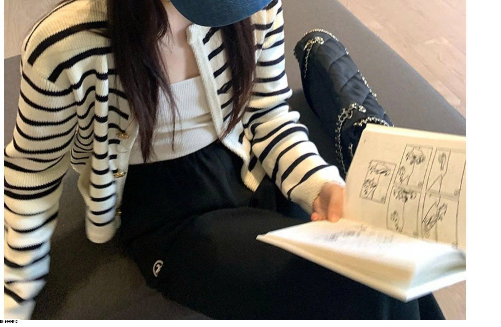 ÁO LEN DỆT KẺ NGANG