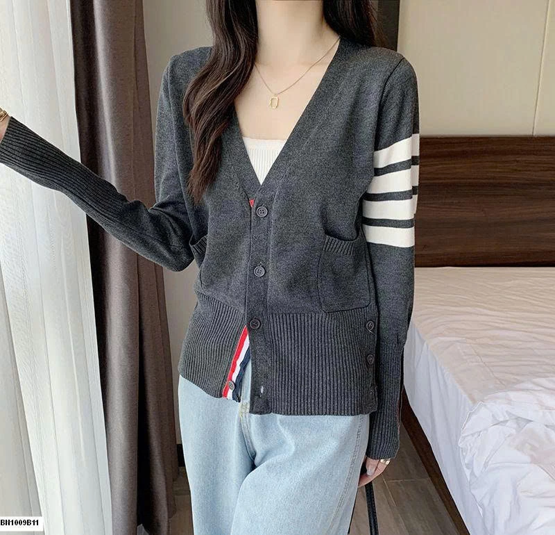 CARDIGAN DỆT KIM 4 SỌC