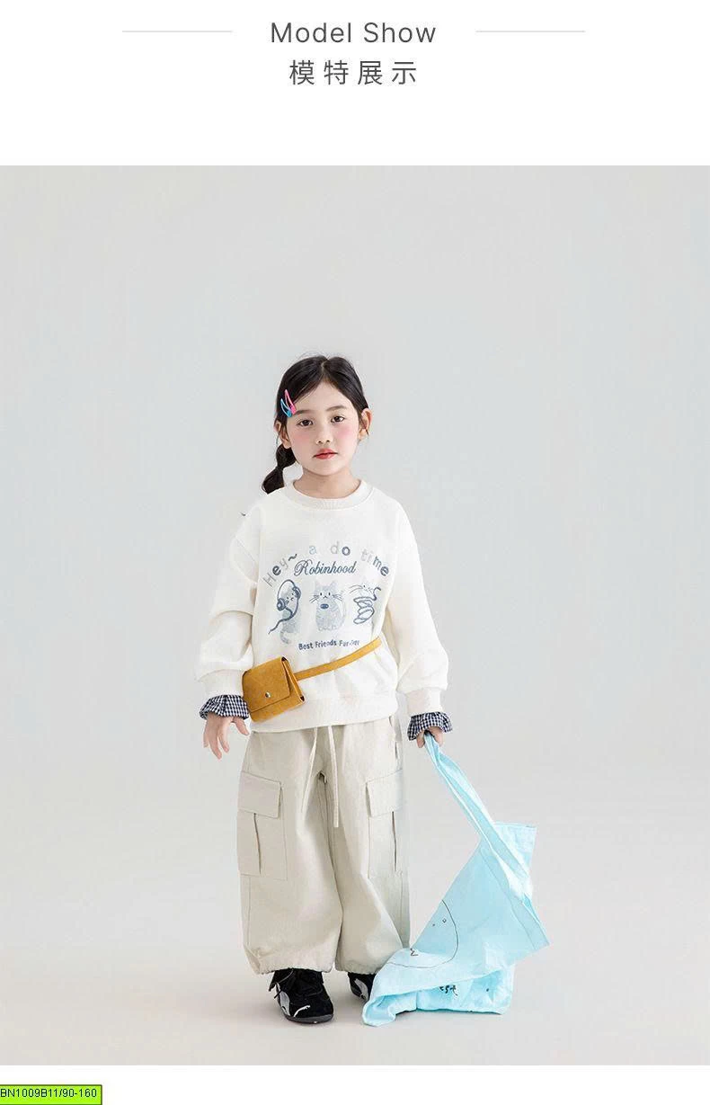 ÁO NỈ 3 CON MÈO PHỐI TAY CARO