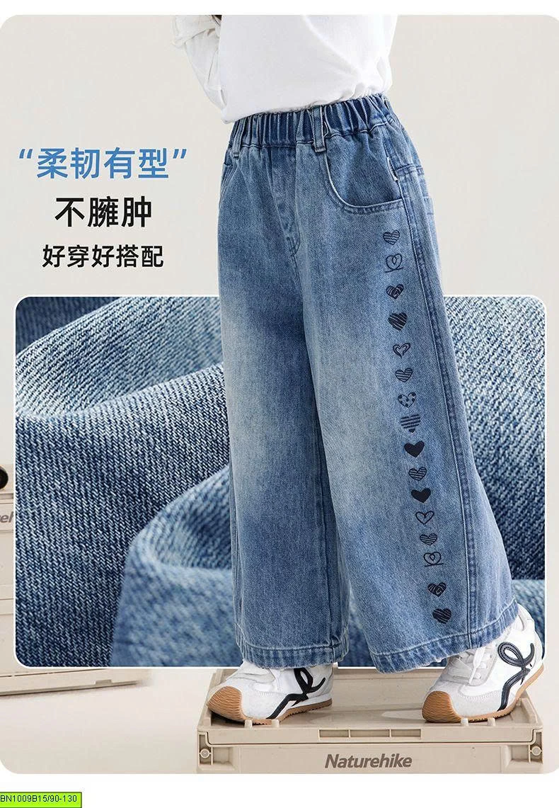 QUẦN JEAN TRÁI TIM BÉ GÁI