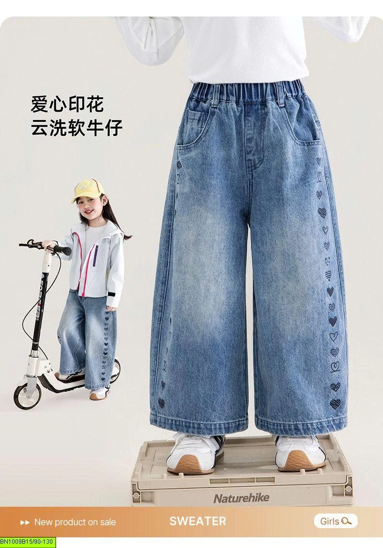 QUẦN JEAN TRÁI TIM BÉ GÁI