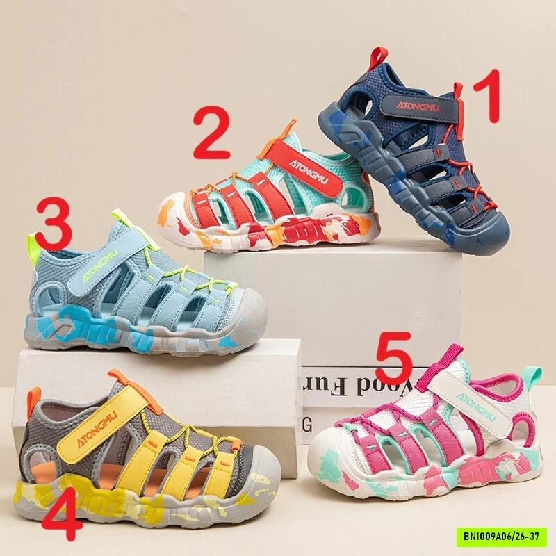 SANDAL THÔNG HƠI PHỐI MÀU QUAI DÁN
