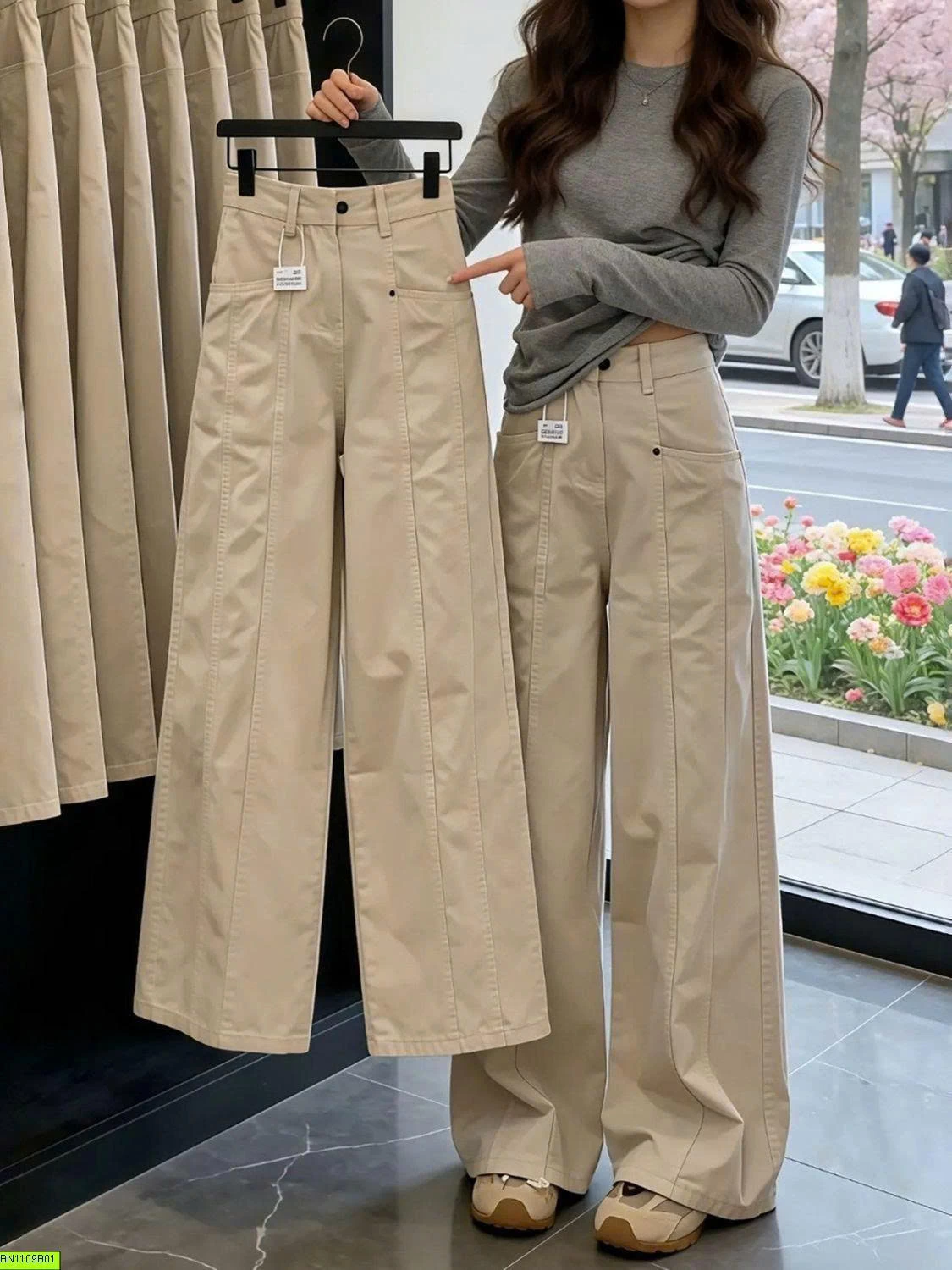 QUẦN KAKI ỐNG ĐỨNG QC