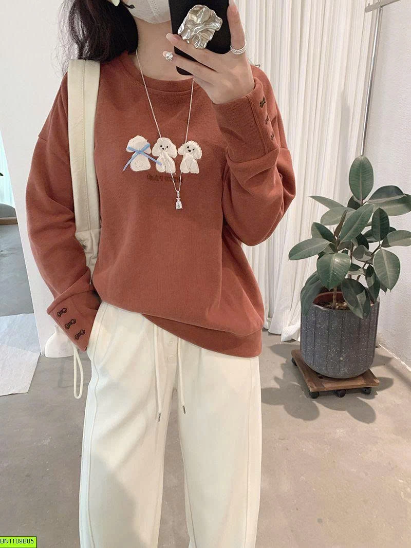 ÁO NỈ 3 CHÚ CÚN