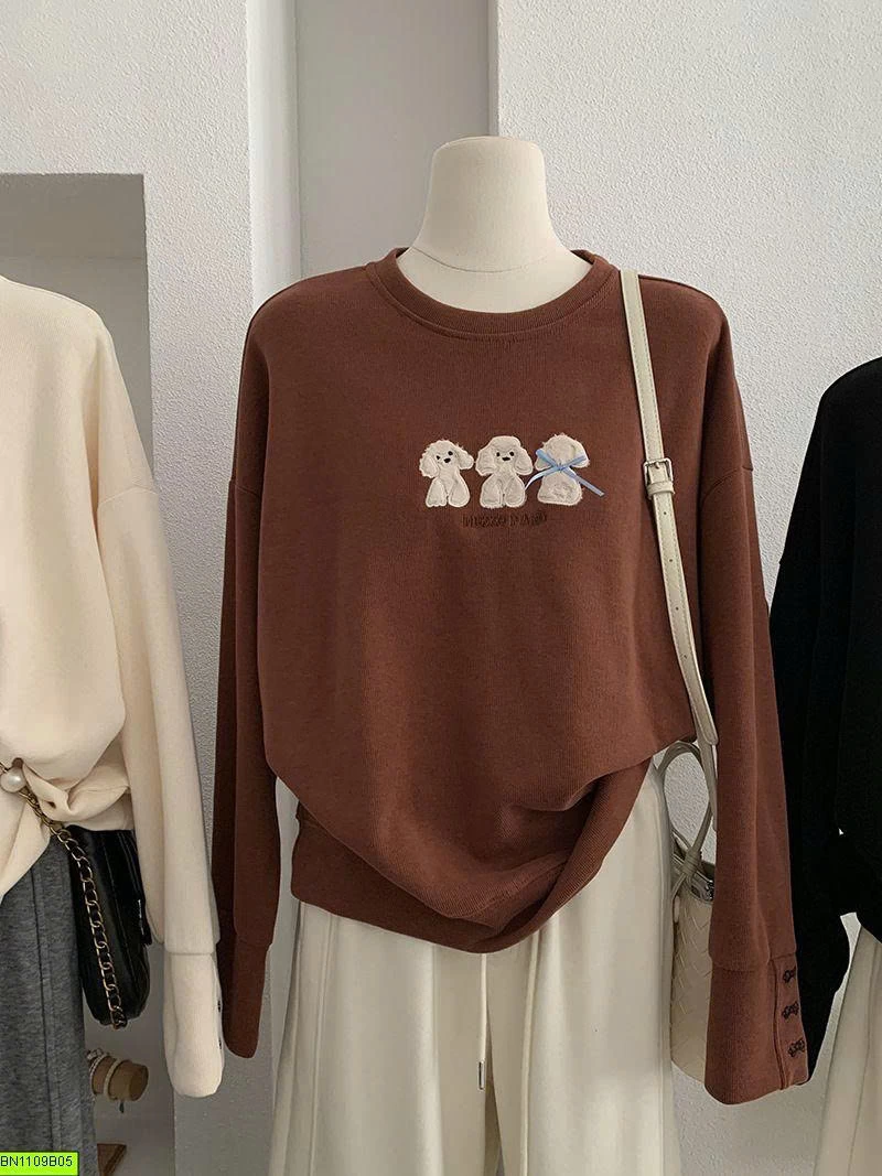 ÁO NỈ 3 CHÚ CÚN