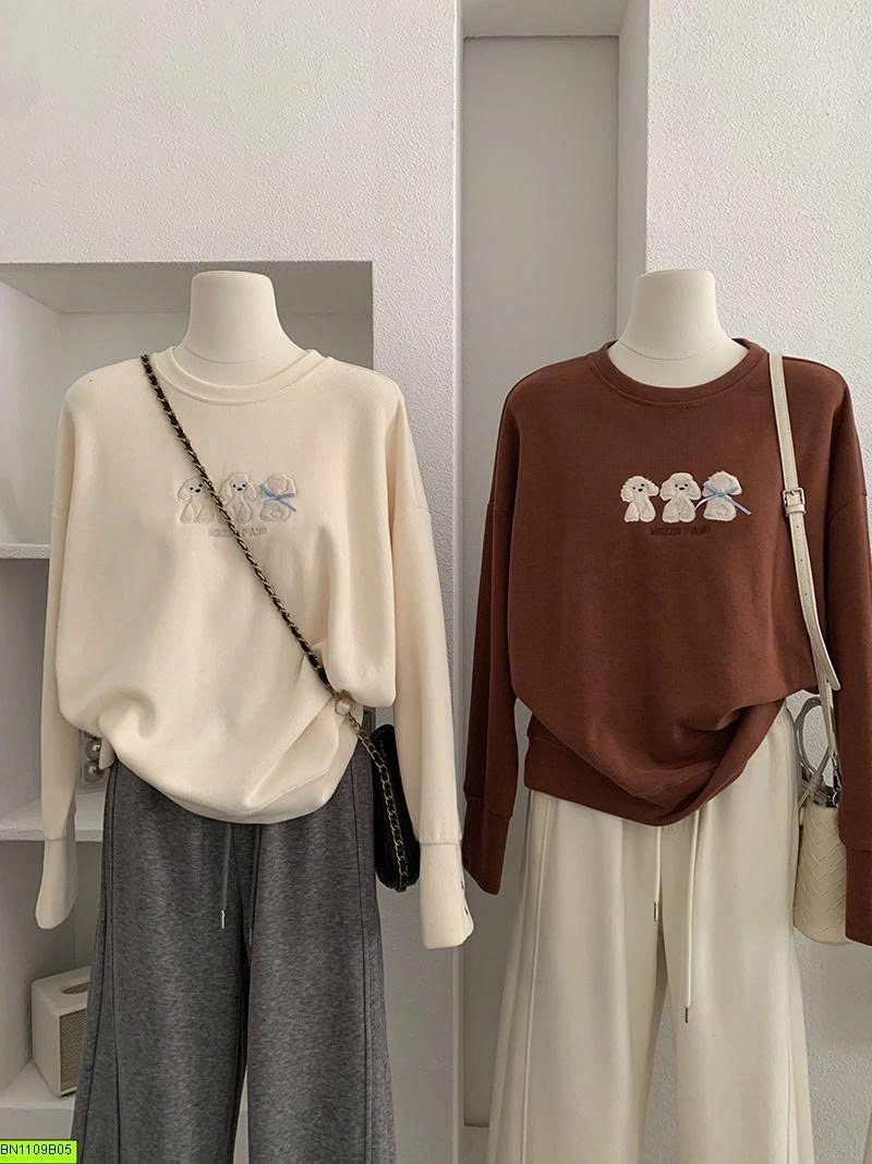 ÁO NỈ 3 CHÚ CÚN