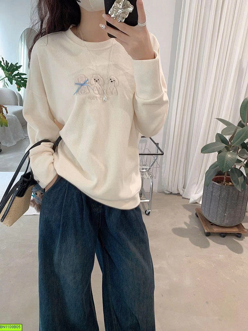 ÁO NỈ 3 CHÚ CÚN