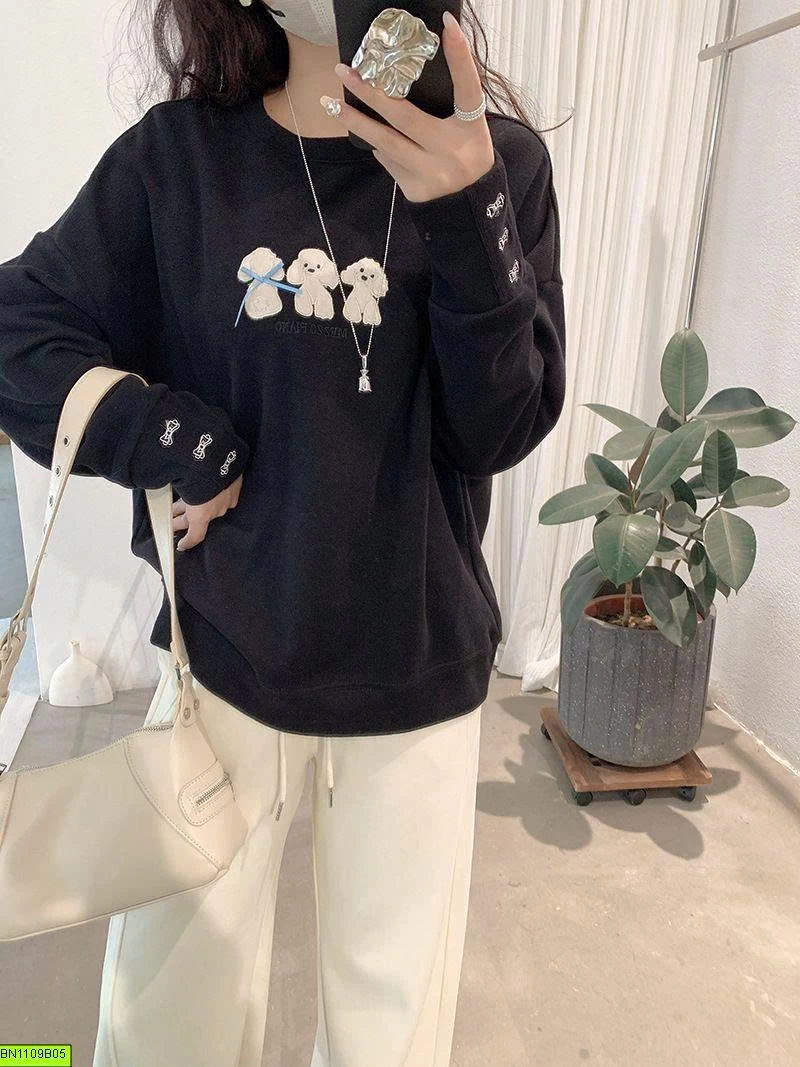 ÁO NỈ 3 CHÚ CÚN