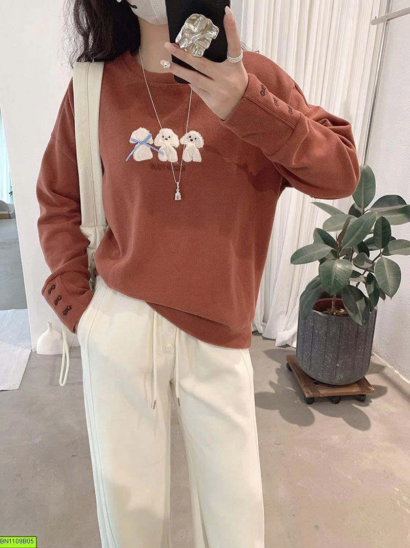 ÁO NỈ 3 CHÚ CÚN