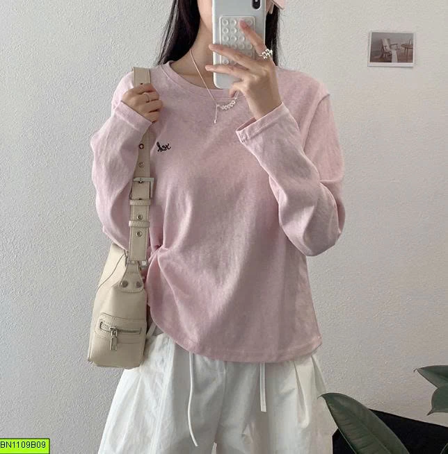 ÁO THUN MỎNG DÀI TAY NỮ