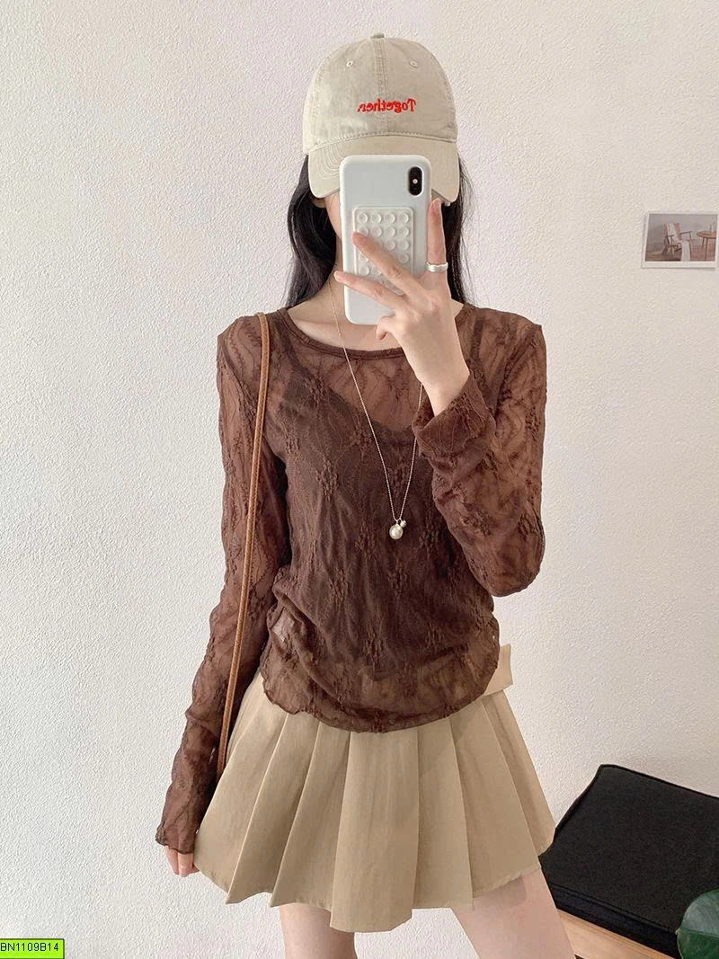 ÁO REN LƯỚI NỮ QUYẾN RŨ